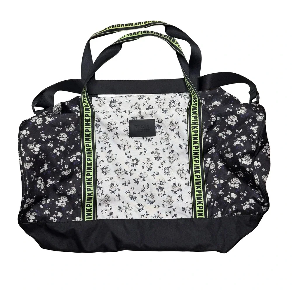Victoria's‎ Secrets Pink floral weekend travel duffel bag